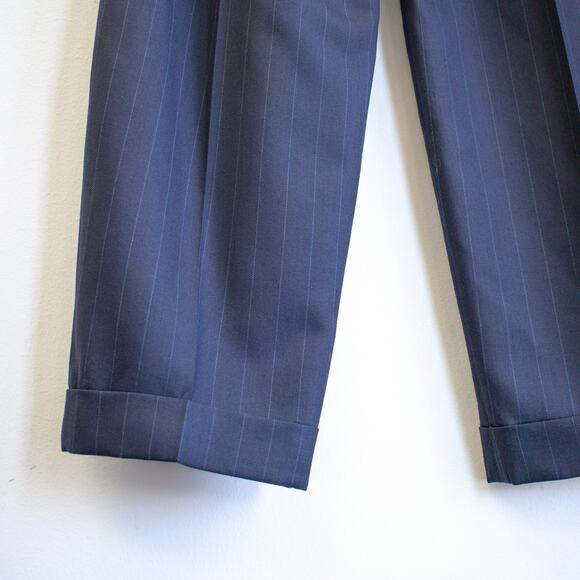 Talbots Wool Pinstripe Dress Pants Size 12 - Picture 3 of 7